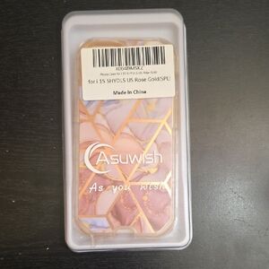 IPhone 15 Asuwish Rose Gold Phone Case